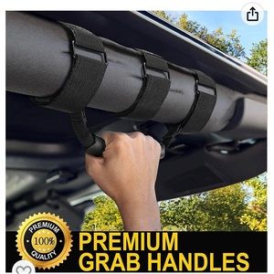 Brand new black grab handle set for Jeep Wrangler